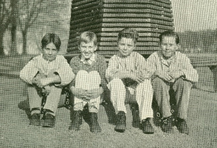 Photo of four boys